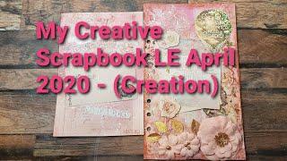 My Creative Scrapbook LE April 2020 Creation