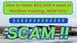 How to make $10,000 a week in Hotshot SCAM!