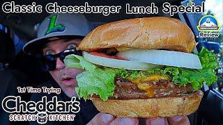 Cheddar's® Classic Cheeseburger Lunch Special Review!  |1st Time Trying | theendorsement