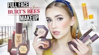 FULL FACE USING BURTS BEES MAKEUP | 99.9% Natural Makeup?!