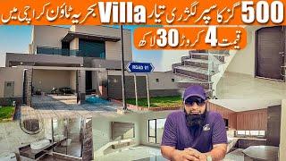 500 Yards Super Luxury  Ready Villa in Bahria Town Karachi | High-End Villas for Sale 