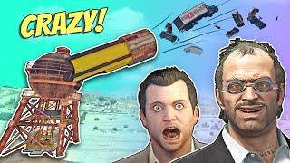 GTA 5 | Trevor Builds a HUMAN CANNON