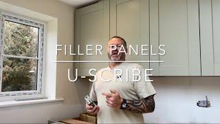 Kitchen - Filler Panels With U-Scribe