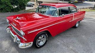 Test Drive 1955 Chevrolet Bel Air 2 Door Post $36,900 Maple Motors #3078