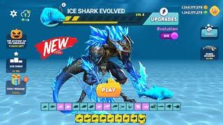 BIG ICE SHARK EVOLVED MAX (SPECIAL SHARK) COMING SOON - UNLOCKED ALL HUNGRY SHARK EVOLUTION GAMEPLAY