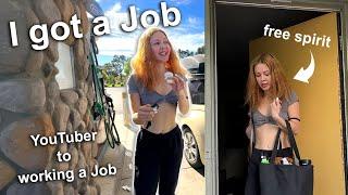 i got the job (full time *YouTuber* gets a day job) | a day in the life vlog