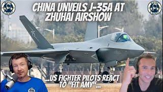 J-35A Unveiled - US Fighter Pilots Take