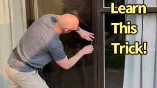 How to Re screen a sliding patio door - Easiest Method