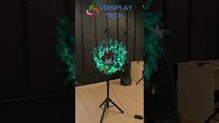 65cm 3D Hologram LED FAN Display  #3ddisplay #hologram #fyp