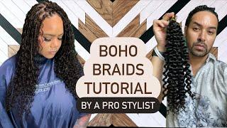 How To Do Boho Knotless Box Braids