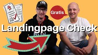 5 TIPPS zum LANDINGPAGE OPTIMIEREN und KOSTENLOSER LANDINGPAGE CHECK