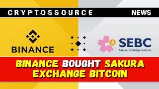 Binance Acquires Japanese Licensed Exchange SEBC | Sakura Exchange BitCoin