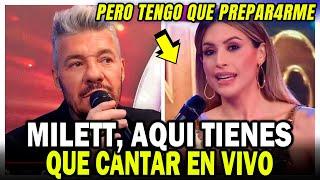 MILETT FIGUEROA como JURADO en EL CANTANDO y MARCELO TINELLI le hace pasar INCOMOD0 MOMENTO