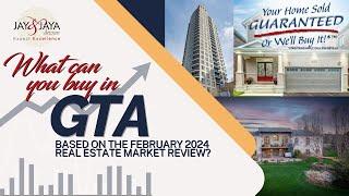 Insider's Guide: GTA Real Estate Market Stats February 2024 | Jay and Jaya Dewan