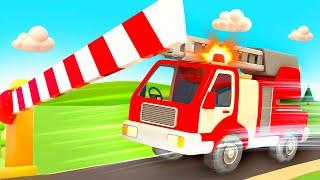 Street vehicles need a tunnel! Helper cars save the day. Full episodes of car cartoons for kids.