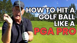 How to hit a golf ball like a PGA PRO. #golftips