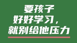 【2021青春期叛逆怎么办--学习动力 】要孩子好好学习，就别给他压力 | 学习内驱力 | 亲子沟通 | 青春期孩子教养【青春期密码 019】