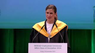 Elina Kousourna MBA’08D - MBA24D Fontainebleau Ceremony Guest speaker