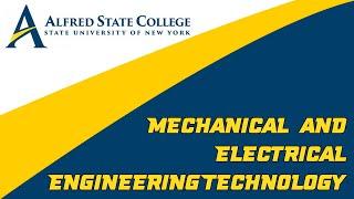 Mechanical and Electrical Engineering Technology Department Tour