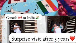 "Heartfelt Surprise️: Visiting Family in India (Punjab) from Canada After 3 Years!"