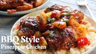 One Pan Wonder: Pineapple Chicken Thighs (BBQ Style - No Grill No Problem)