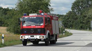 [Schwerer Verkehrsunfall auf B205 | Sirenenalarm] Einsatzfahrten Feuerwehren Kreis Segeberg