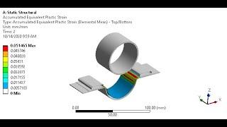 Simulation Results : Simulasi Stamping dengan Ansys Mechanical