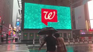 ⁴ᴷ⁶⁰ Walking in the Rain in NYC | Walking Tropical Storm Fay