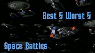 Star Trek's Best and Worst Space Battles | Best 5, Worst 5