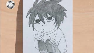 How to draw Anime/ Easy anime character drawing/ Very easy way to draw anime