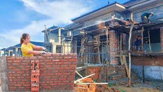 Woman Builds House with Brother in RECORD TIME 10 Days! - Ly Thi Huong / Construction Design