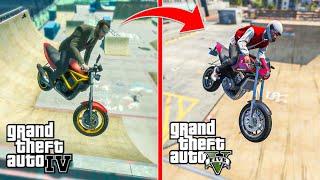 I Tried GTA 4 VS GTA 5 Stunts