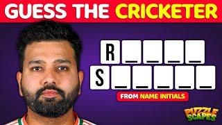 Guess the CRICKETER NAME from the initials | Guess the cricketers quiz | Cricket quiz 2024