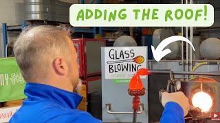 Glass Blowing: I Built A House Using Only Glass!! 