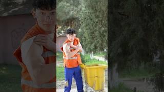 Cleaner prank  workout