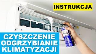 Instrukcja czyszczenia i dezynfekcji klimatyzatora ściennego NANOCLEAN® AIR - AEROZOL