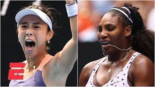 Qiang Wang stuns Serena Williams in 3-set thriller | 2020 Australian Open Highlights