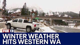 Winter weather hits western Washington | FOX 13 Seattle