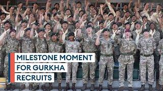 Gurkha recruits find out which regiments they will join