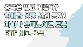 같지만 완전히 다른 중국 휴머노이드 로봇 ETF 비교, KODEX 차이나휴머노이드로봇 vs. TIGER 차이나휴머노이드로봇
