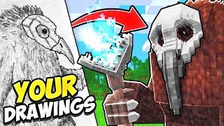 I Made YOUR Drawings into MINECRAFT Mobs! #2