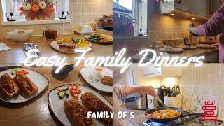 Family Dinners | Trying Hello Fresh | Meals of the Week | UK Family of 5