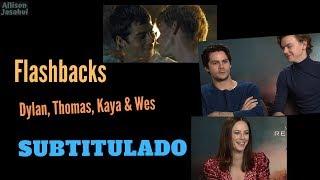 Dylan O'Brien, Thomas-Brodie Sangster, Kaya Scodelario & Wes / Interview - Flashbacks | SUBTITULADO