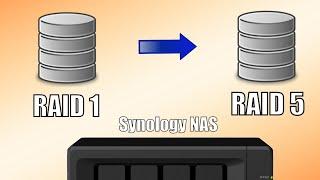 Synology NAS - Migrating from RAID 1 to RAID 5