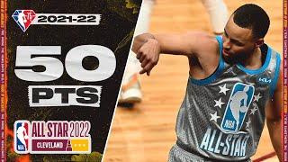 Stephen Curry MAKES HISTORY  50 Points Full Highlights | 2022 All-Star Game