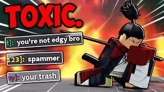 Using ATOMIC SAMURAI To DESTROY TOXIC PLAYERS! | The Strongest Battlegrounds