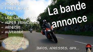 Bande annonce ROADTRIP moto sur le Tyrol, les lacs Italiens et plus... (R.E.D.00)