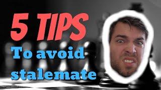 5 Tips to Avoid Stalemate -- Chess Beginner Tips