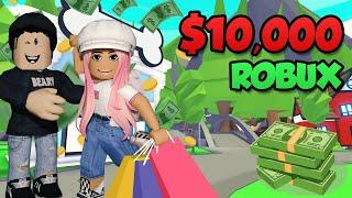 SPENDING $10,000 ROBUX ON MY GIRLFRIEND | Roblox Adopt Me