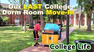 Can You Believe This is Our LAST College Dorm Room MOVE-IN Video? | Our Dude#2 Is A College SENIOR!